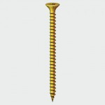 Chipboard Screws Countersunk Yellow